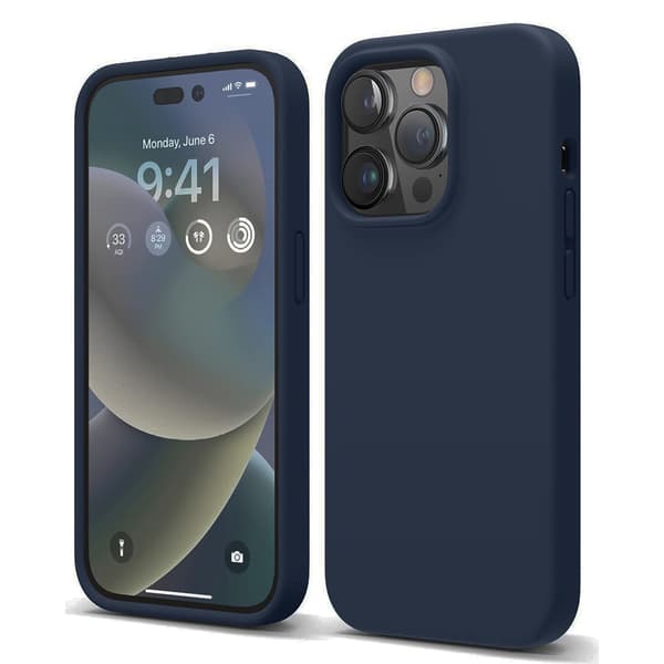 iPhone 14 Pro - Minimalistiskt Skyddsskal Rosa