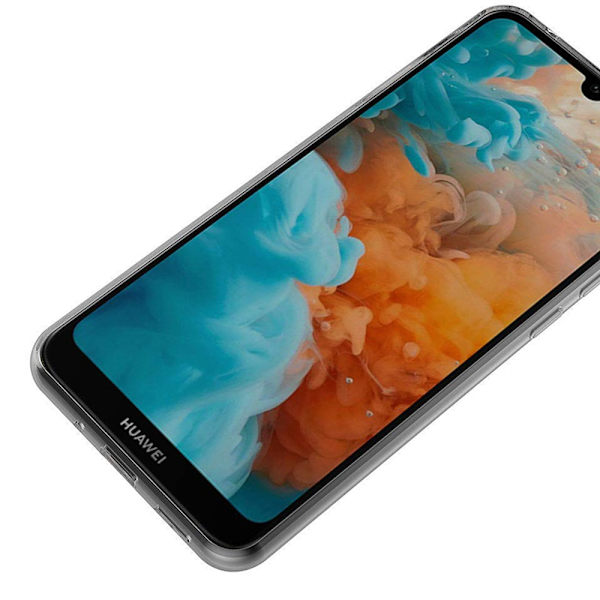 Huawei Y5 2019 - Smart Kraftfullt Floveme Silikonskal Transparent/Genomskinlig