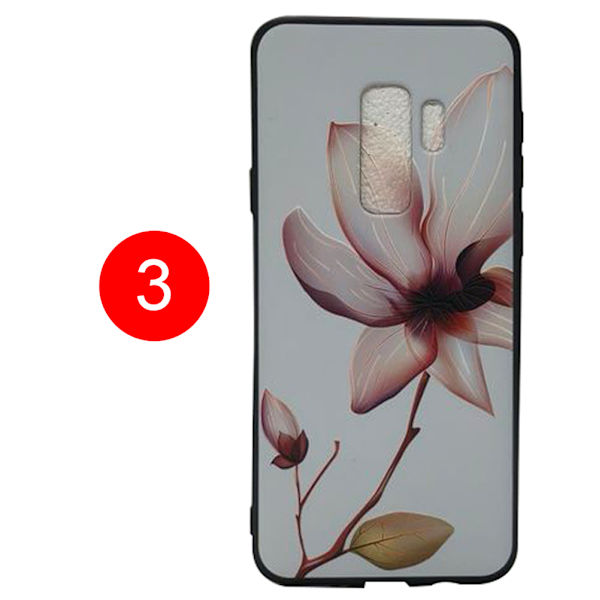 Blommiga Skyddsskal för Samsung Galaxy S9 Plus flerfärgad 3