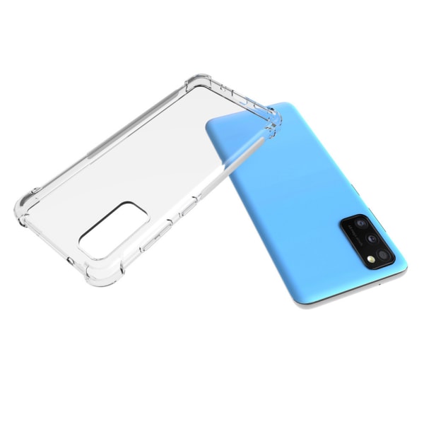 Kraftig silikondeksel - Samsung Galaxy A41 Transparent/Genomskinlig