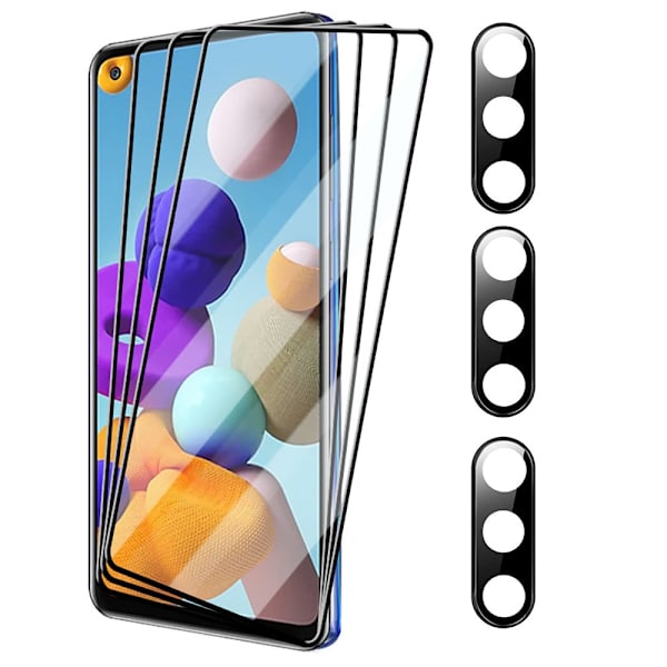 Galaxy S23 2.5D Skärmskydd och Kameralinsskydd (3-pack) Transparent