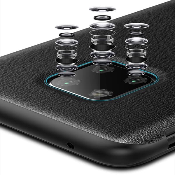 Elegant deksel med Smart-View til Huawei Mate 20 Pro Svart