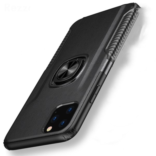 iPhone 11 Pro - Smidigt Leman Skal med Ringhållare Mörkblå