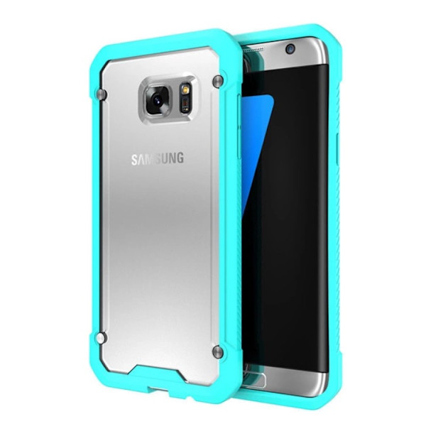 Samsung Galaxy S7 Edge - NANO-HYBRID-Stötdämpande skal Blå