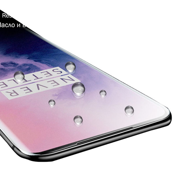 OnePlus 7 Pro 2-PACK Mjukt Skärmskydd PET 9H 0,2mm Transparent/Genomskinlig