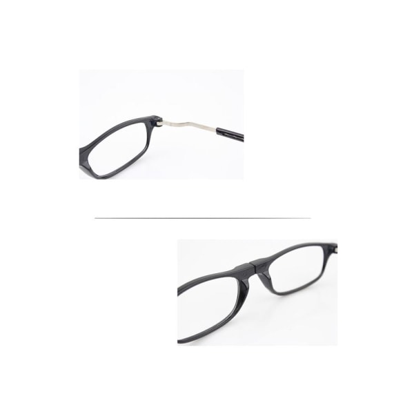 Läsglasögon med Smartfunktion (Ställbara) Svart 3.0