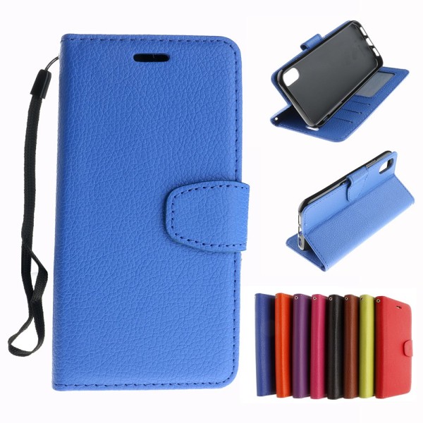 JACOB´S Praktiskt Fodral med plånbok till iPhone X/XS Röd