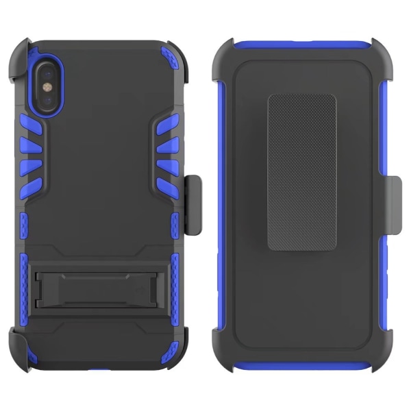 iPhone X/XS - HYBRID Skyddsfodral Blå Blå