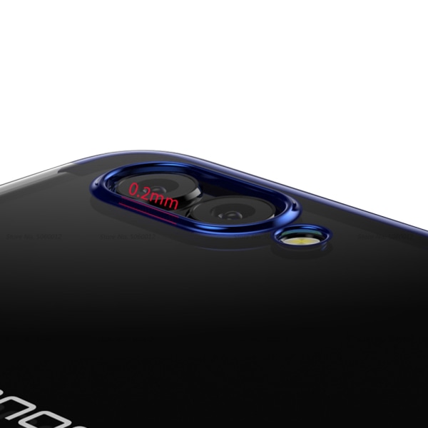 Tyylikäs (Floveme) älykäs silikonisuoja - Huawei Honor 10 Blå