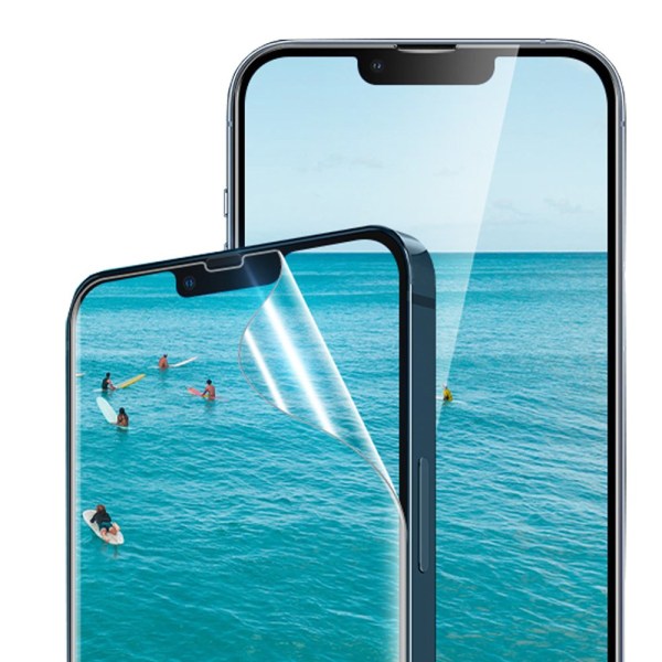2-PACK iPhone 14 Plus Hydrogel skærmbeskytter HD 0,2 mm Transparent