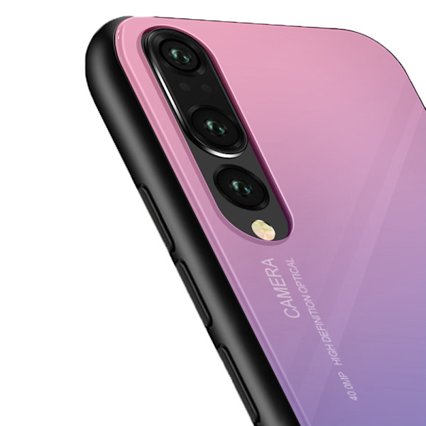 Huawei P20 Pro - Stötdämpande Effektfullt Galaxy Rain Skal 1