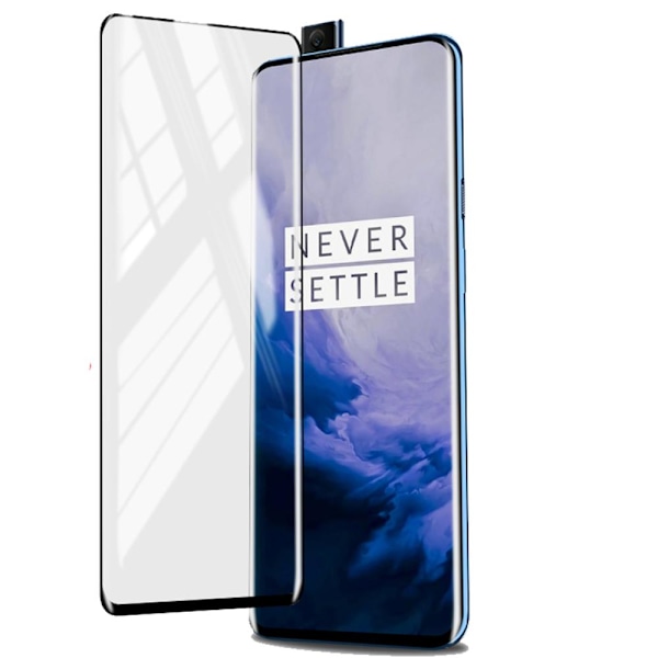 3-PACK OnePlus 7 Pro Skärmskydd 3D 0,3mm Svart