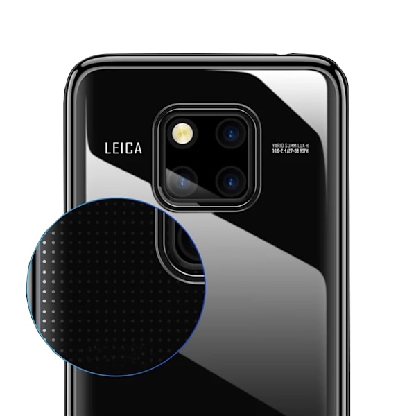 Electroplated Skal av mjuk Silikon till Huawei Mate 20 Pro Svart