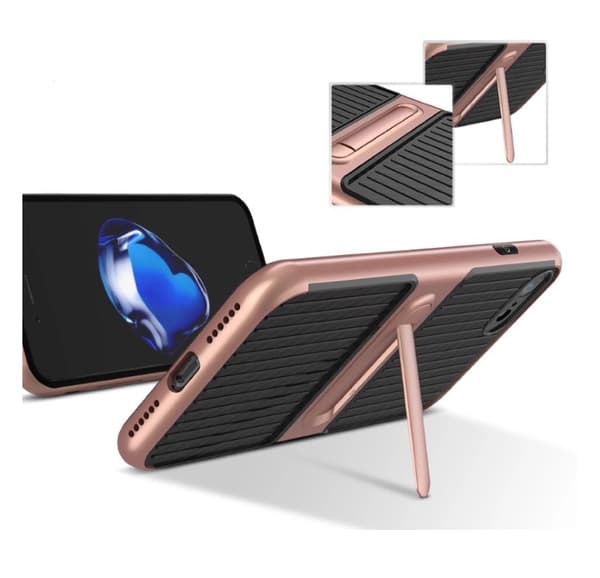 iPhone 7 - Stötdämpande skal från FLOVEME DUBBELT SKYDD Grå