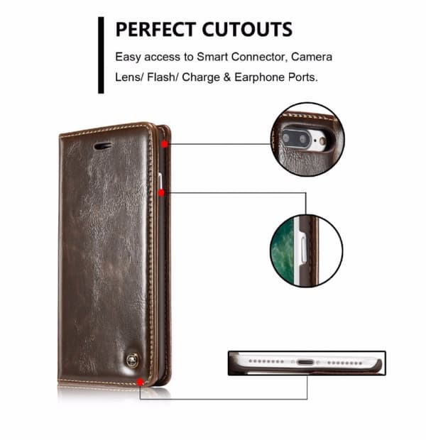 iPhone 6/6S - Smidigt Plånboksfodral (CASEME) Röd