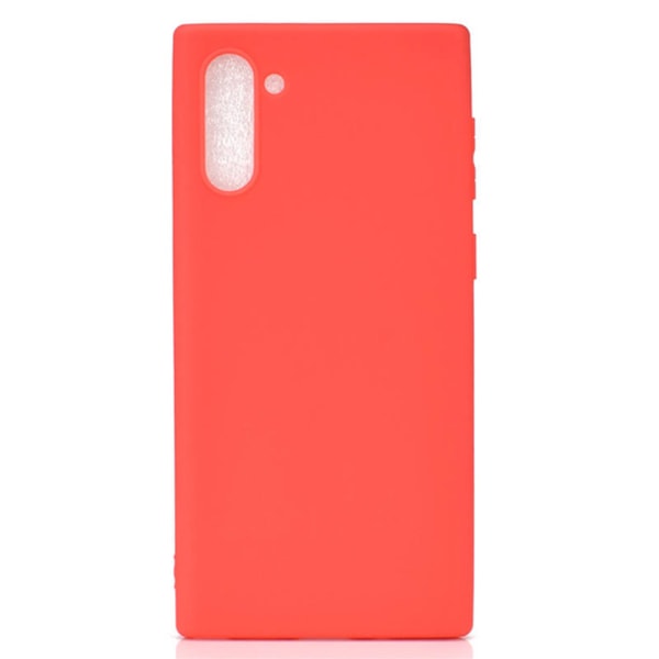 Gennemtænkt Matt Silikone Cover - Samsung Galaxy Note10 Ljusrosa Ljusrosa