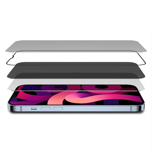 iPhone 14 Pro Max Skærmbeskytter med privatlivsfunktion (2-pak) Transparent