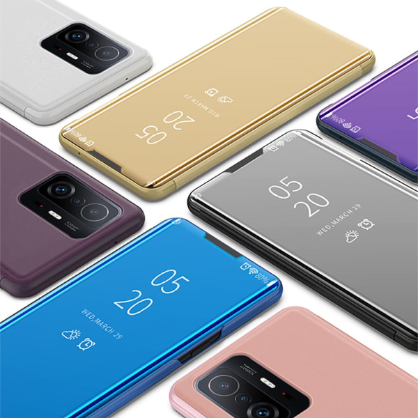 Xiaomi 11T Pro - Effektivt design etui fra LEMAN Himmelsblå