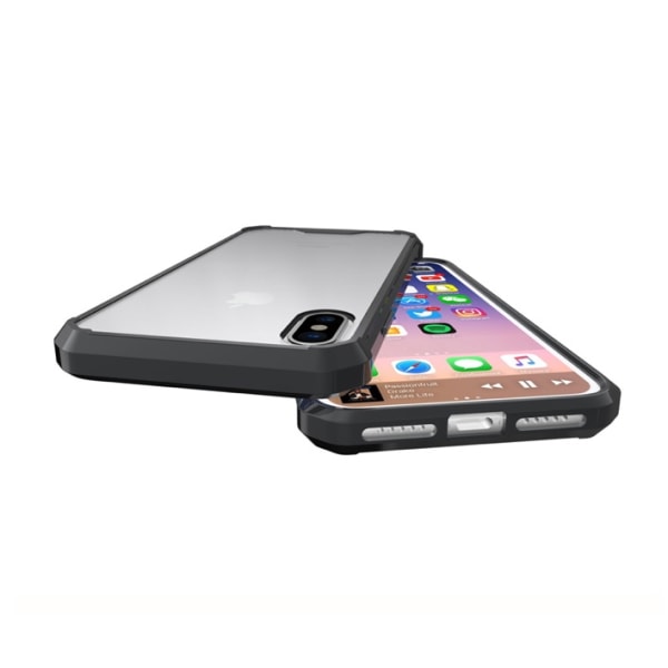 iPhone XS Max - Praktisk silikondeksel (ekstra støtdemping) Rosa
