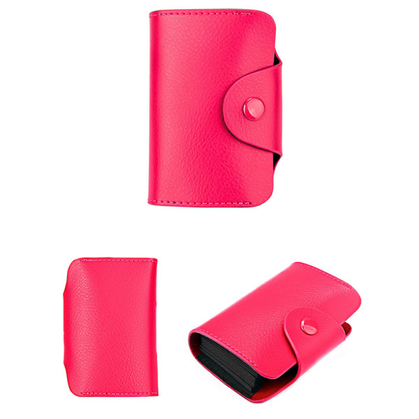 JENSEN Kortholder - RFID & NFC Beskyttet - PU Læder Rosa