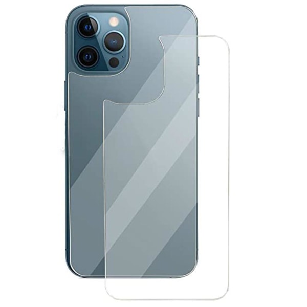 3-in-1 iPhone 12 Pro Max Fram- & Baksida Kameralinsskydd Transparent/Genomskinlig