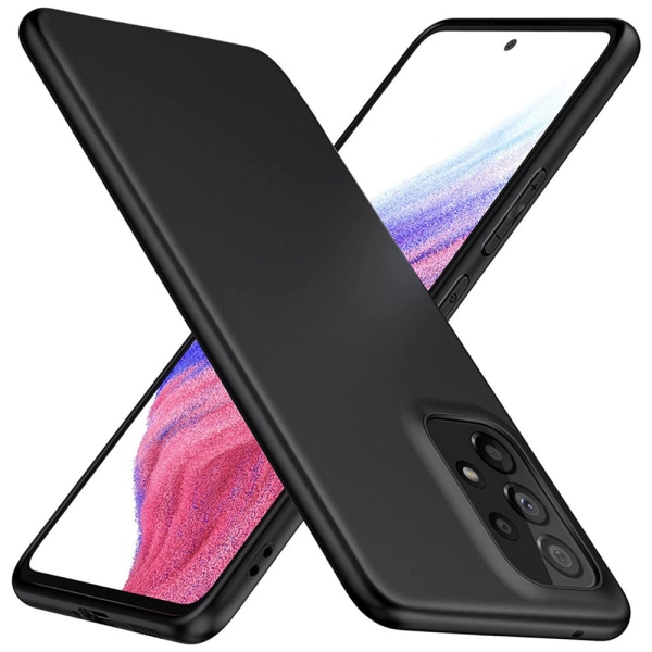 Samsung Galaxy A53 5G - Skyddande Mattbehandlat Skal Svart