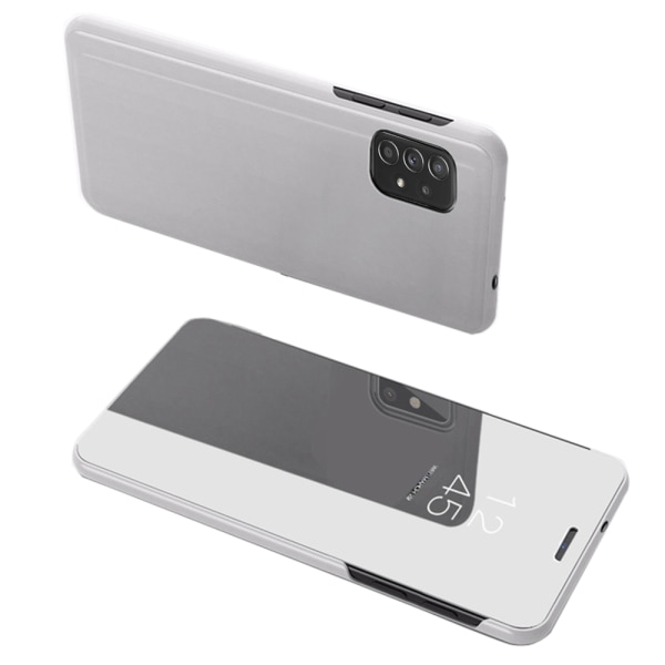 Samsung Galaxy A32 5G - Stilsikkert LEMAN Cover Silver