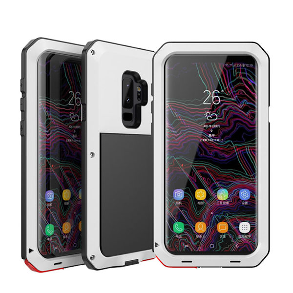 Samsung Galaxy S9 Plus - Kraftfullt Skyddande Aluminium Fodral Guld