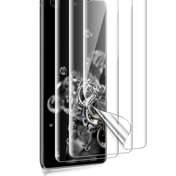 2-PACK Samsung Galaxy S21 Mjukt Skärmskydd PET 0,2mm Transparent/Genomskinlig