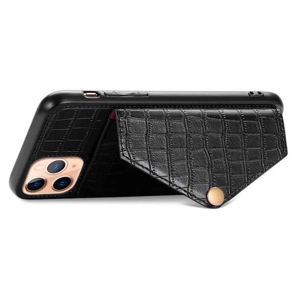 Skal med Korthållare - iPhone 11 Pro Max Blå
