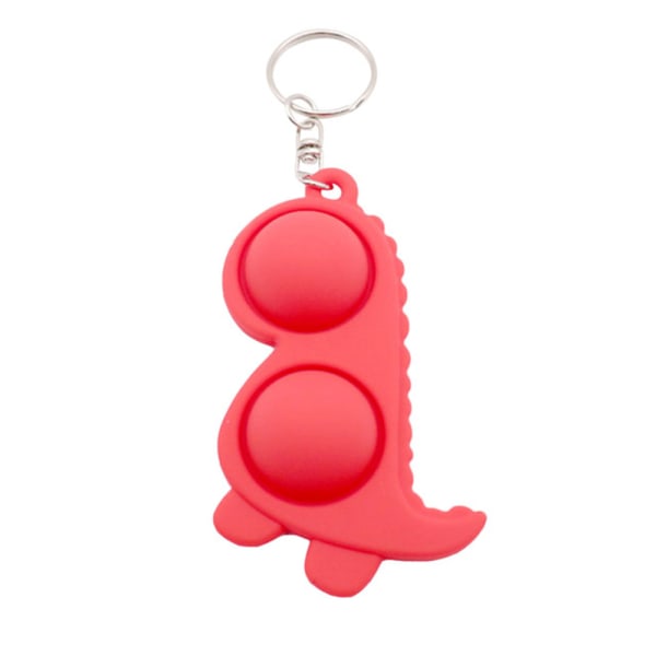 Myk Dinosaur Fidget Toy / Fidget Toy (Simple Dimple) Röd