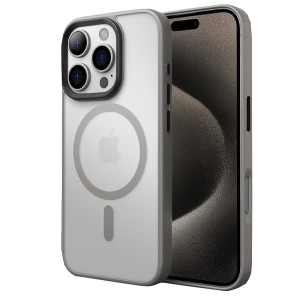 iPhone 16 Pro - Skal med Stötsäker Design & Elegans Vinröd