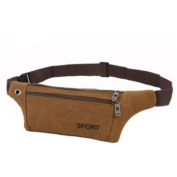 Praktisk & Slitstark Midjeväska (Justerbar) Khaki