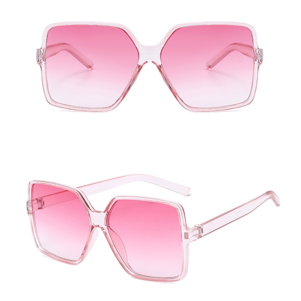 Elegante gradient polariserte solbriller Klar/Rosa