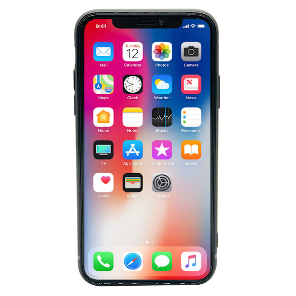 Stilrent Skyddsskal BLACK för iPhone X/XS