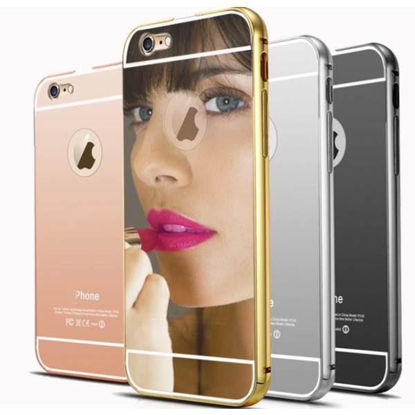 iPhone 6/6S - Elegant deksel fra LEMAN (aluminiumsramme) Roséguld Roséguld