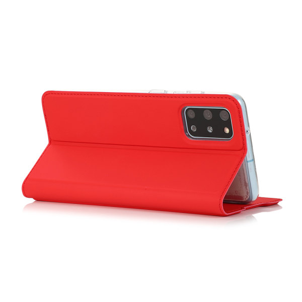 Samsung Galaxy S20 Plus - Elegant Smidigt Plånboksfodral Röd