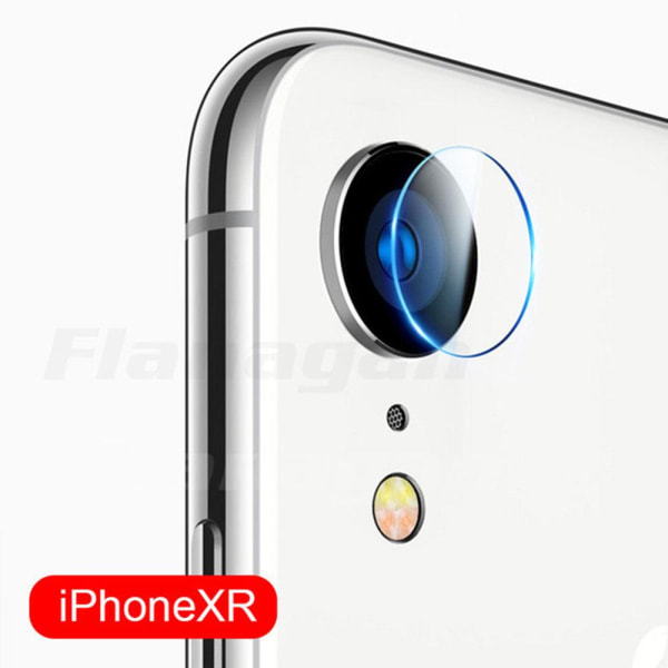 2-PACK iPhone XR kamera linsecover Standard HD Transparent/Genomskinlig