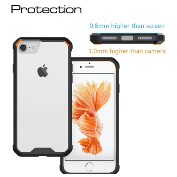 Elegant Hybridskal av LEMAN för iPhone 8 Grön