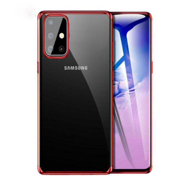 Samsung Galaxy A71 - Tyylikäs Floveme-silikonisuoja Guld