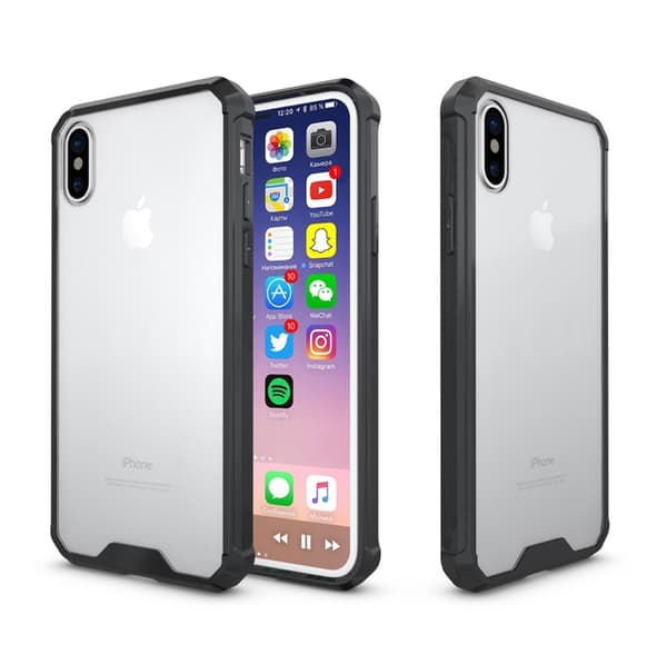 iPhone X/XS - Effektivt Skydsskal Svart