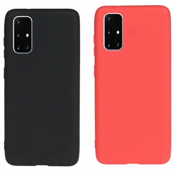 Samsung Galaxy A51 - Stilrent Skyddande Silikonskal (NKOBEE) Röd