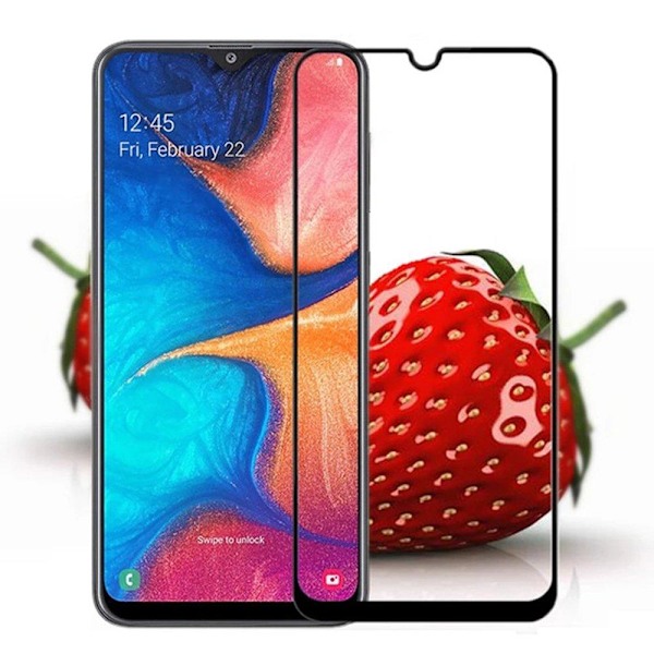 Samsung Galaxy A12 Skärmskydd 2.5D 0,3mm Svart