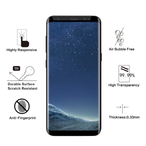 Samsung Galaxy S8+ Skärmskydd CASE-Friendly ORIGINAL ProGuard Genomskinlig