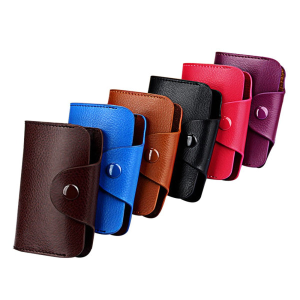 JENSEN Korthållare -RFID & NFC Skyddad - PU-Läder Lila