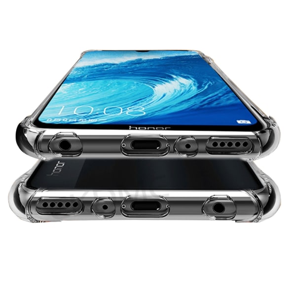 Samsung Galaxy A10 - Stötdämpande Silikonskal med Skärmskydd Transparent