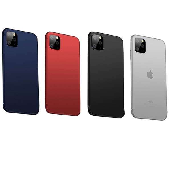 iPhone 11 Pro Max - Beskyttende stilfuldt silikonetui Röd Röd