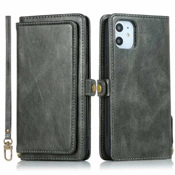 iPhone 11 - Huomaavainen Double Wallet -kotelo Brun