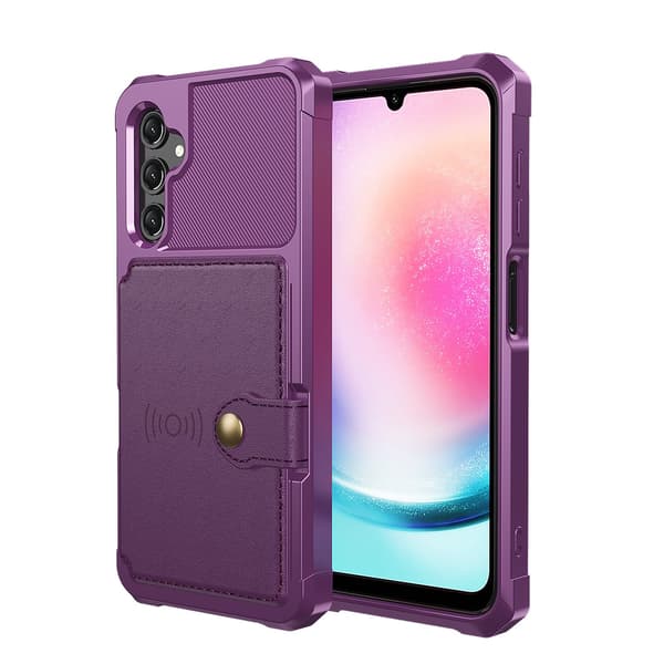 Samsung Galaxy A26 5G komplett plånboksskydd Röd