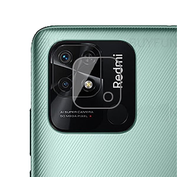 Xiaomi Redmi 10C kameralinsecover (2-pak) Transparent